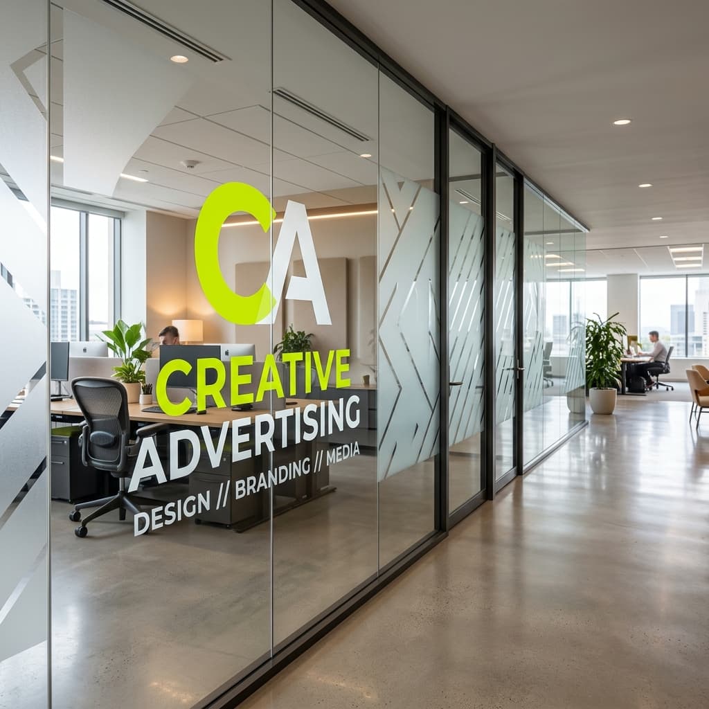 Glass Vinyl Branding