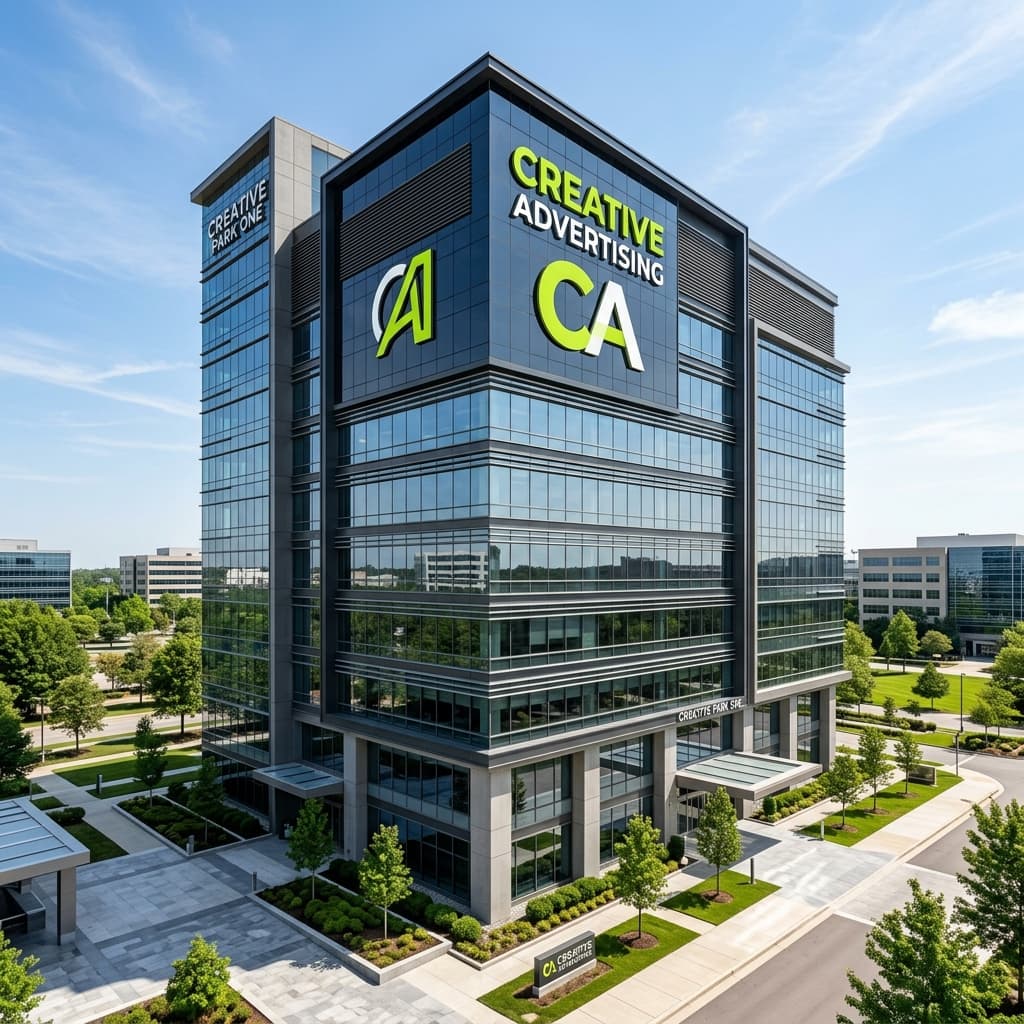 Corporate Building Sign